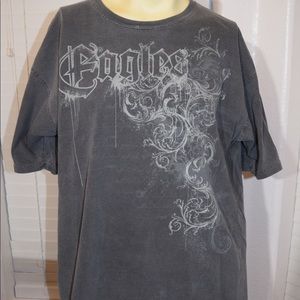 NFL team apparel Eagles gray white graphic tee XL
